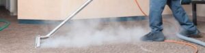 Steam carpet cleaning